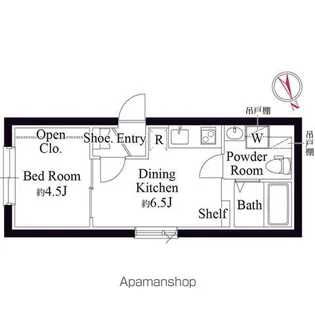CASA PIAZZA 新蒲田【1階】の間取り