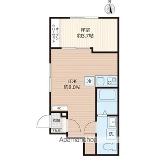 シオンA棟【1階】の間取り