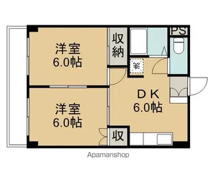 モンヴェール鶴ヶ島【4階】の間取り