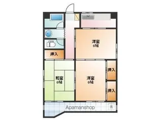 向陽ビル【3階】の間取り