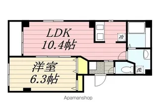 千葉県千葉市中央区今井1丁目【マンション】の間取り