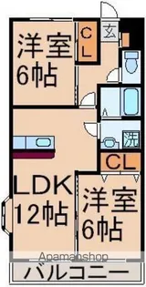 サウスメゾン清水【2階】の間取り