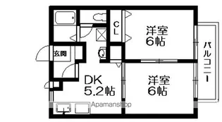 アヴァンス【1階】の間取り