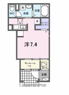 Cowbell Court【1階】の間取り
