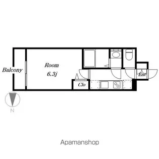 ファステート東別院シュプール【6階】の間取り