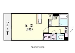 リーベンパレス鴨池橋【3階】の間取り
