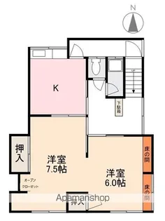 松原上之町ハウスN【2階】の間取り