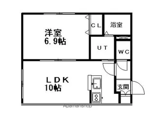 クリアーフィールド【3階】の間取り