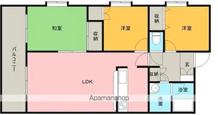 ボナール浜松【1001号室】の間取り