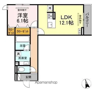 LUCIER【3階】の間取り