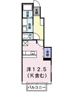 ベル フィオーレ Ⅰ【1階】の間取り