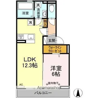 ヴィラ・クレストⅡ【2階】の間取り