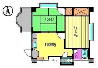 パールハイツⅡ【3階】の間取り