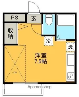 パークピア若葉【2階】の間取り
