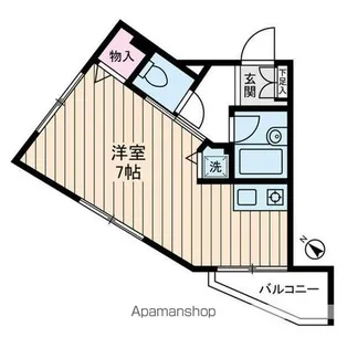 ルプレ荻窪【2階】の間取り