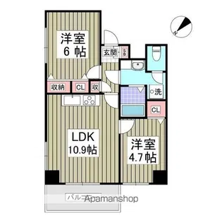 NBM【4階】の間取り