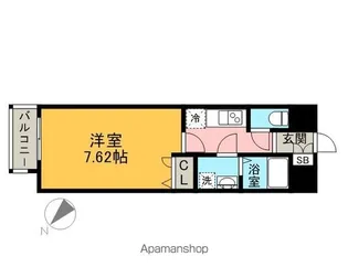 レスプリ メゾンデリス【5階】の間取り