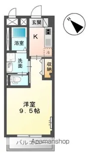 ユニヴァリィ ルークス【3階】の間取り