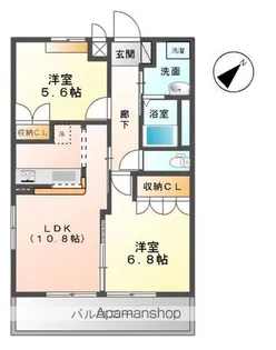 グラン・ウッドA【2階】の間取り