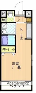 コンフォート25【401号室】の間取り