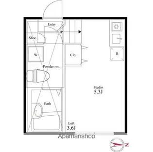 グランコンフォール武蔵小杉【2階】の間取り