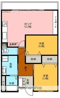 Iマンション2【3階】の間取り