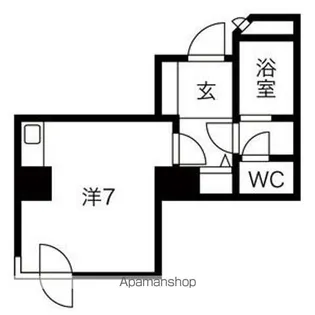 ライオンズシティ南3条【3階】の間取り