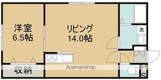 トクトラスト港【205号室】の間取り