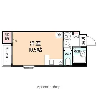 オーベルジュ上関Ⅰ【101号室】の間取り