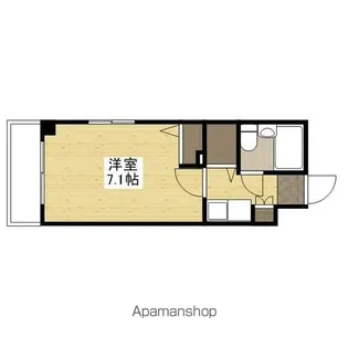 ダイアパレス平和通り【2階】の間取り