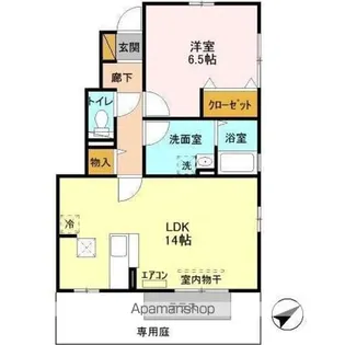 フェルミエ【1階】の間取り