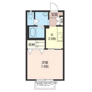 メゾンドシュクレ【1階】の間取り