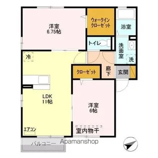 アンクレージュ【2階】の間取り