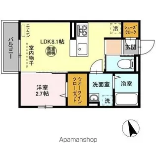 リベール・リベルテ リベール【2階】の間取り