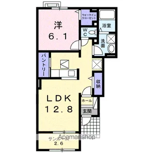 ドメーヌ・K【1階】の間取り