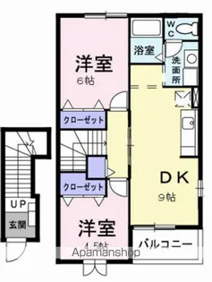 サンコリーヌ【2階】の間取り