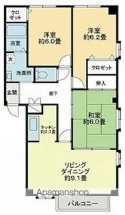 フォブール近藤B【2階】の間取り