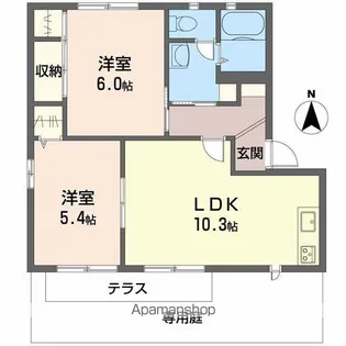 メゾン・ド・ソフィア【1階】の間取り