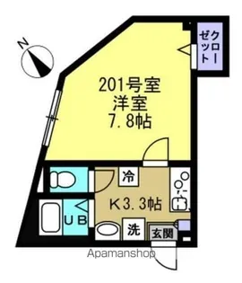 AJ小岩NORTH Ⅰ【2階】の間取り