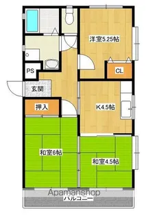 サースマンション【302号室】の間取り