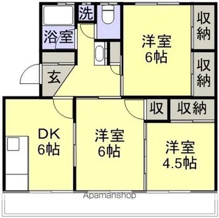 グリーンハイツ【1階】の間取り