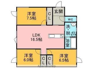 ハイツひとみ25【2階】の間取り