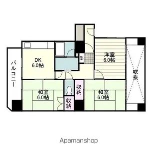 アンシャンテ・パリⅠ【802号室】の間取り