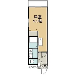 パインハイツ【101号室】の間取り