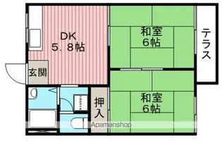 ピアシャンテ【1階】の間取り