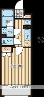 オーキッドレジデンス東日本橋【4階】の間取り