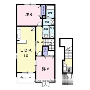 サンリット パレスA【2階】の間取り
