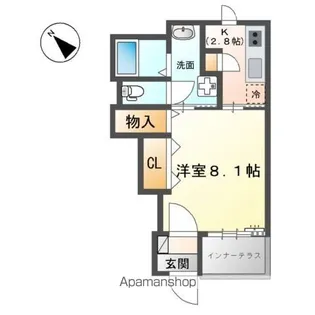 プラージュ(PLAGE)【1階】の間取り