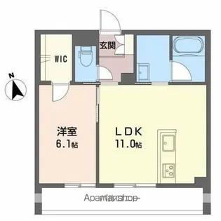 ザイテグラウベン【3階】の間取り
