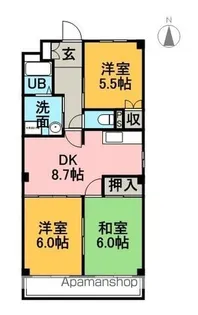 アピタシオン華【2階】の間取り